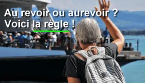 Au revoir ou aurevoir