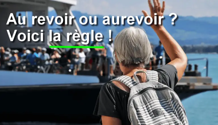 Au revoir ou aurevoir
