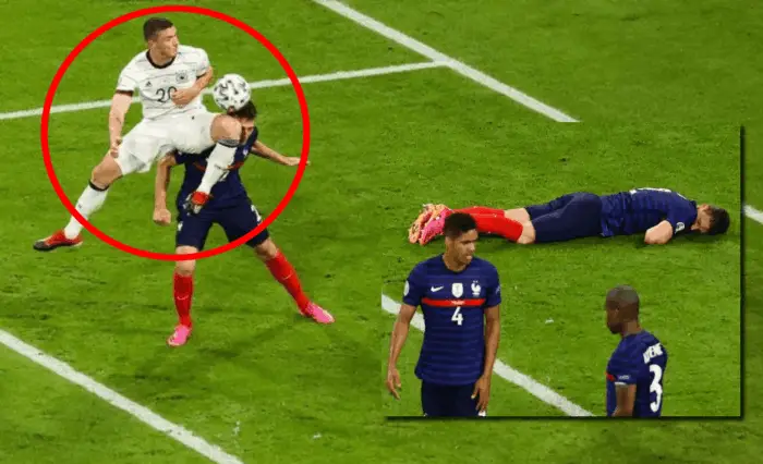 Pavard KO Faute Allemagne