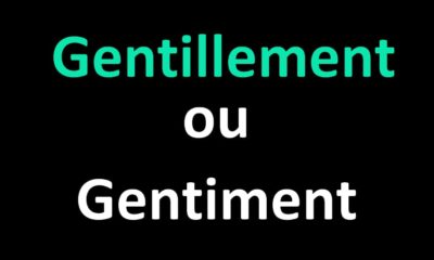 Gentillement ou gentiment