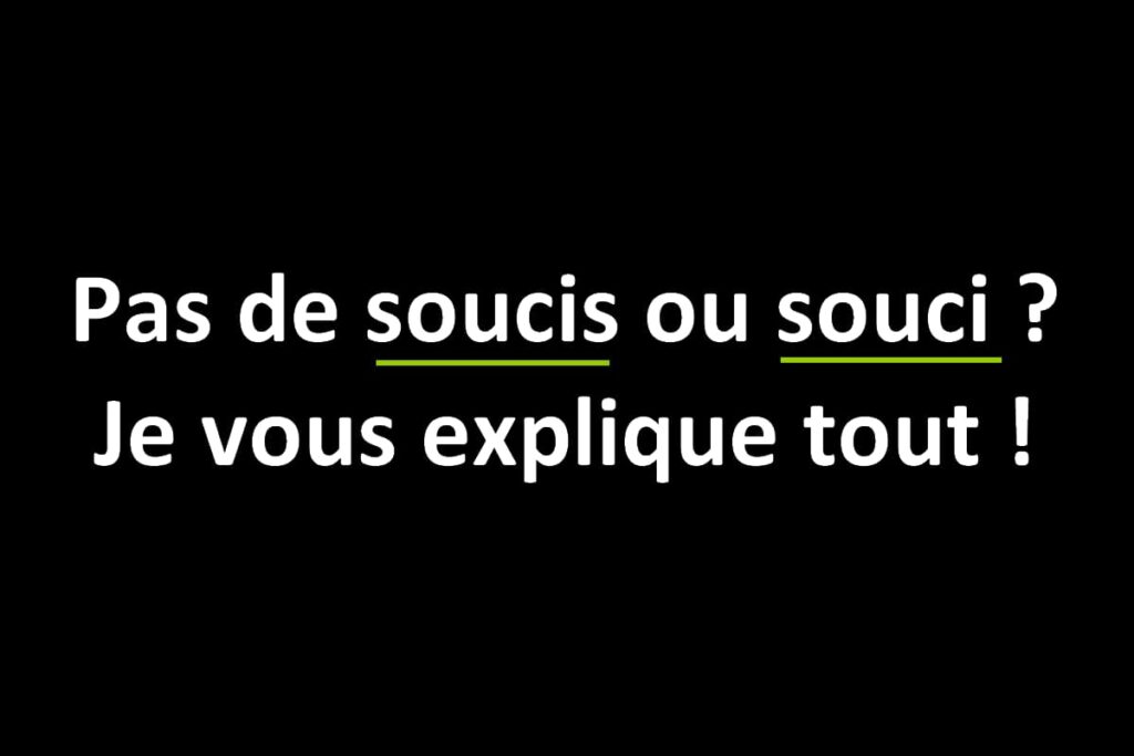 Illustration de l'expression 'pas de souci' en français