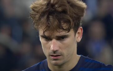 Antoine Griezmann sous côté