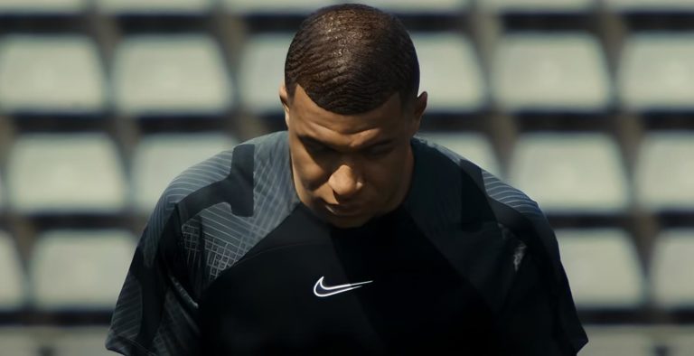 Mbappé pour une pub nike