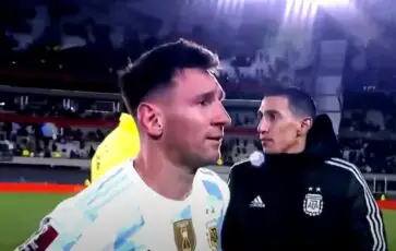 Messi pleure