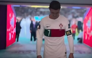 Cristiano Ronaldo en larmes