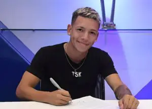 Gianluca Prestianni signature contrat