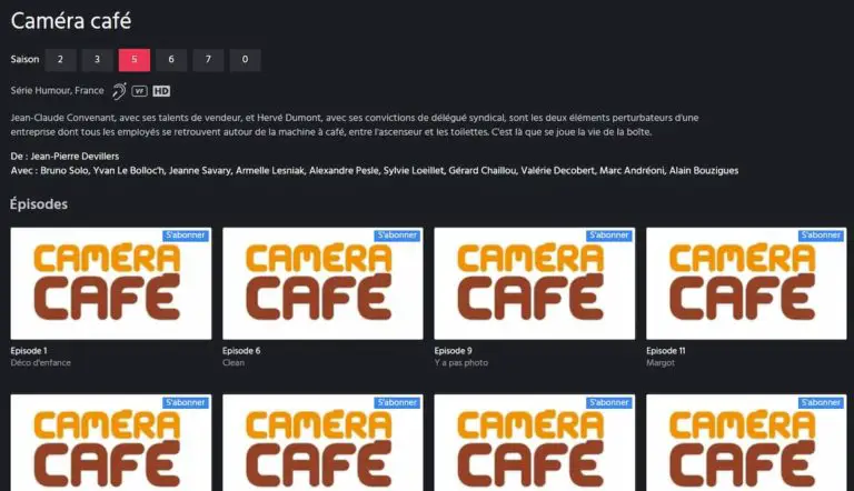 Caméra café saison M6