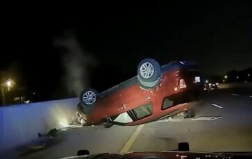 Accident de voiture de nuit