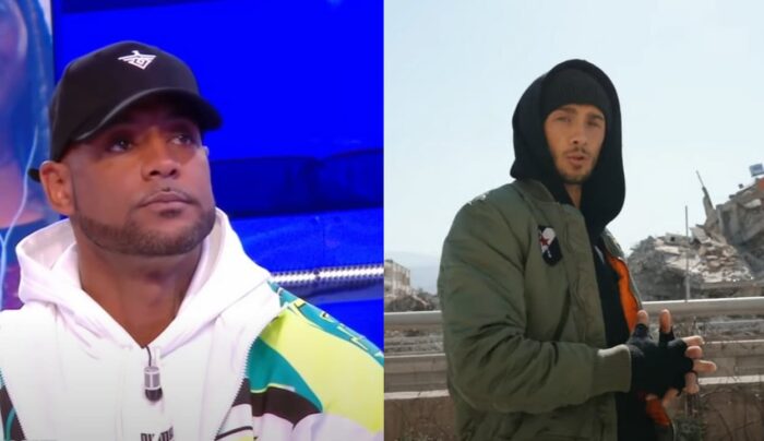 Booba et Dylan Thiry