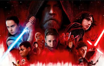 Affiche de Stars Wars les derniers Jedi