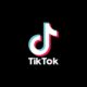 Tiktok Logo officiel sur fond noir