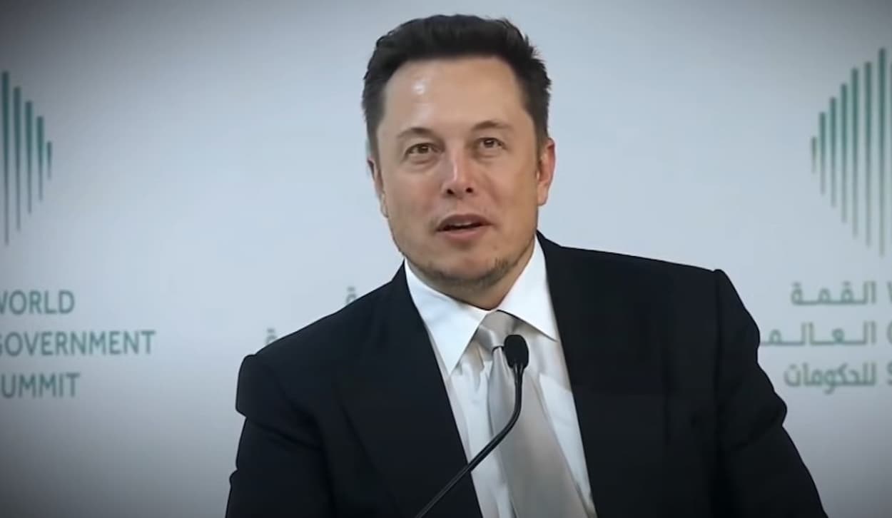 Elon Musk lors d'une interview