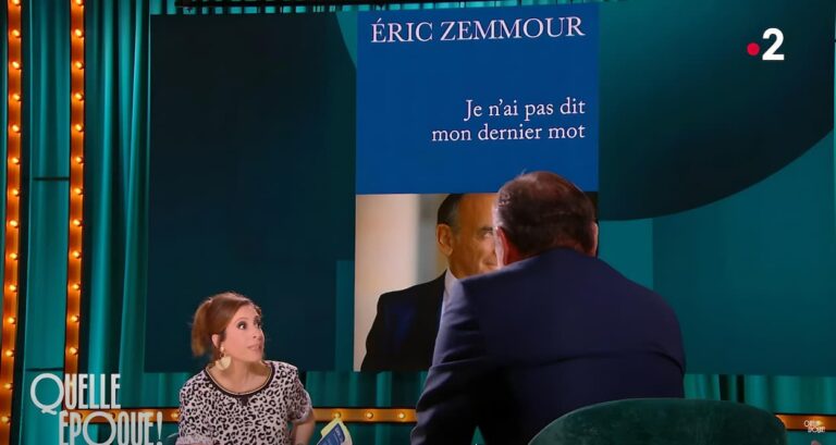 Eric Zemmour dans Quelle époque