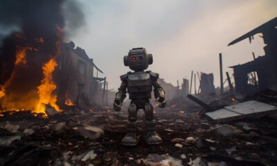 Image d'un robot à la fin du monde