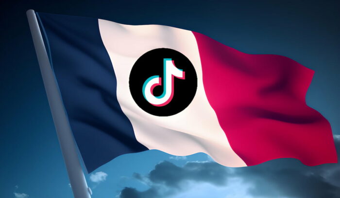 Tiktok drapeau français