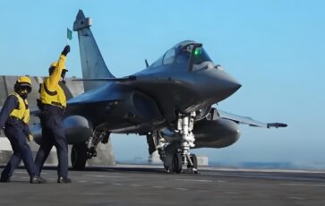 Rafale sur un porte avion