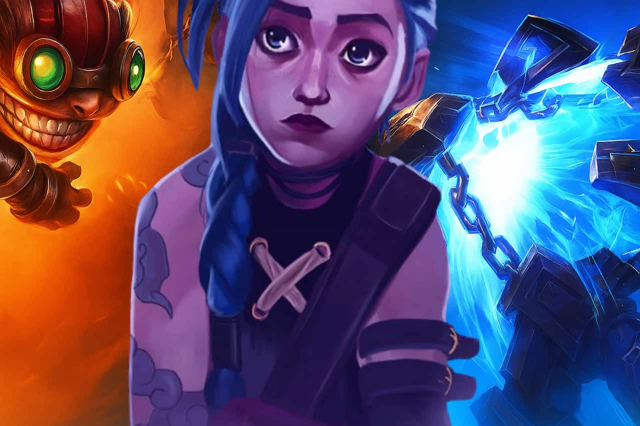 Jinx, Xerath et Ziggs