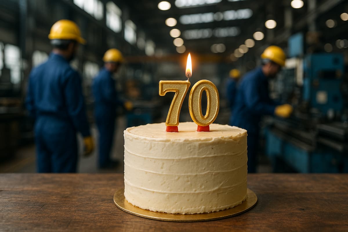 Retraite à l'usine 70 ans